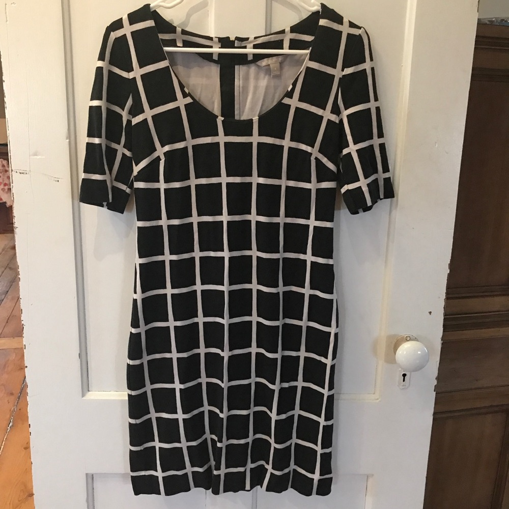 BR Windowpane Bodycon